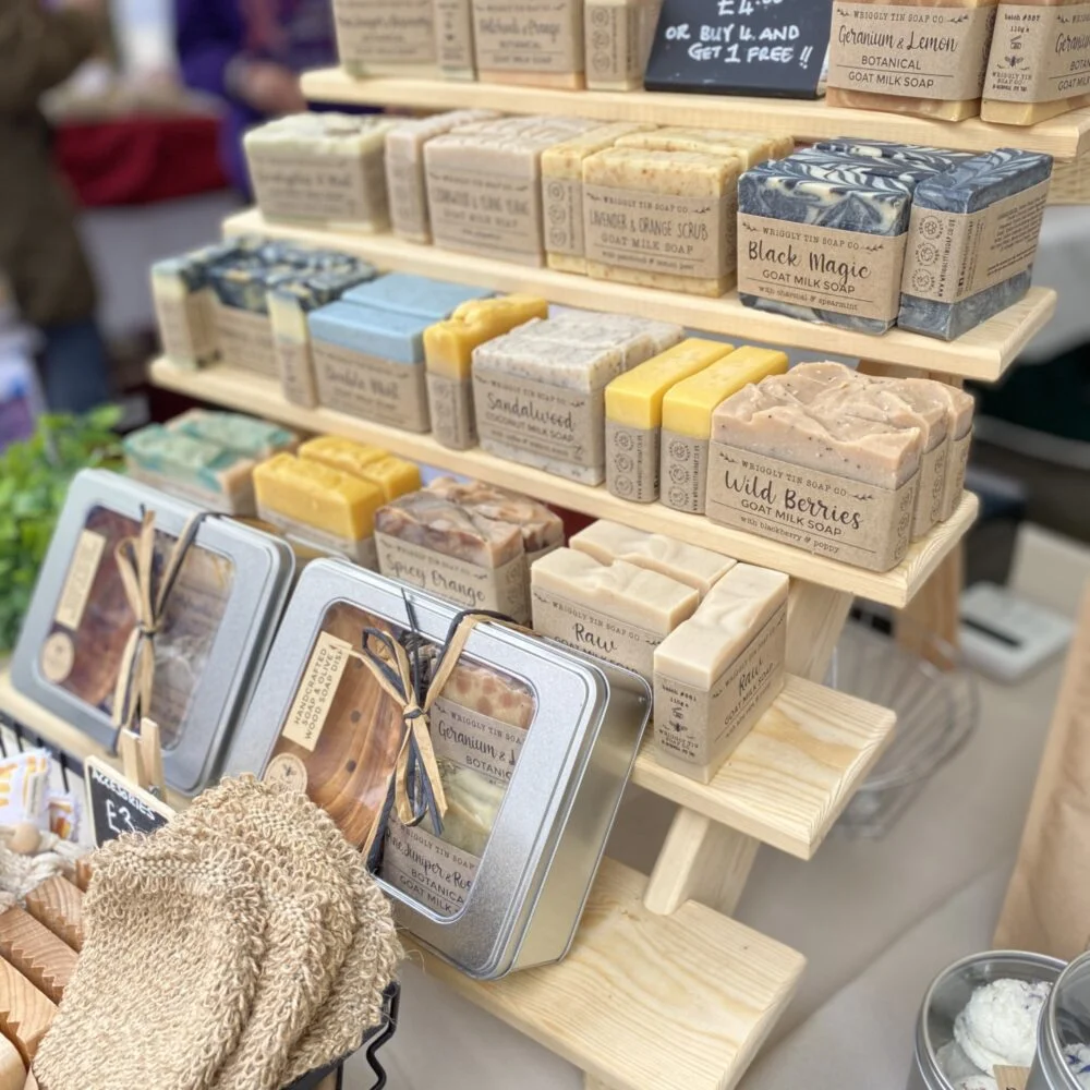 Leek Sunday Supplement - Wriggly tin Soap Stall