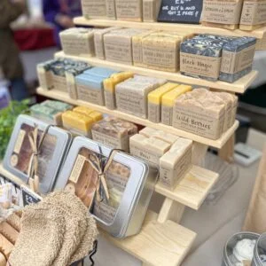 Leek Sunday Supplement - Wriggly tin Soap Stall