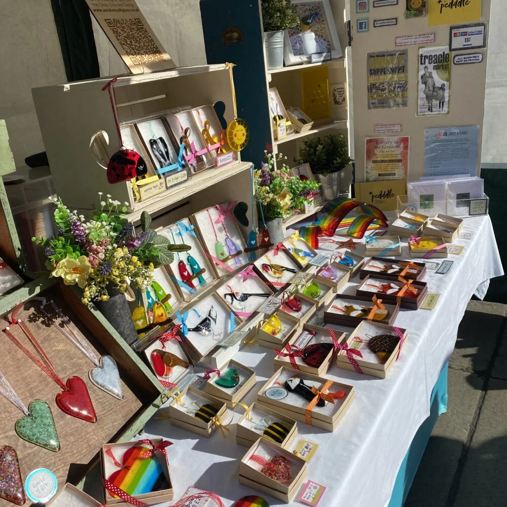 Leek Sunday Supplement - Sarah Myatt Glass Stall
