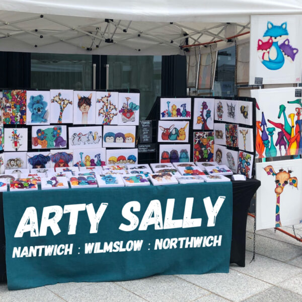 Find Arty Sally at Nantwich Wlmslow and Northwich Markets