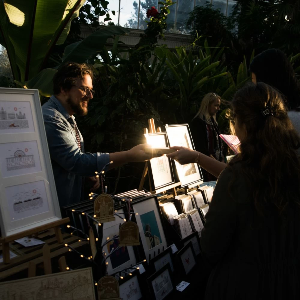 Pop-Up in the Palm House Winter Market