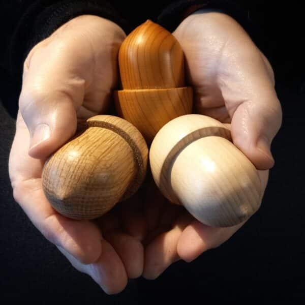 Waney Grain acorn trio