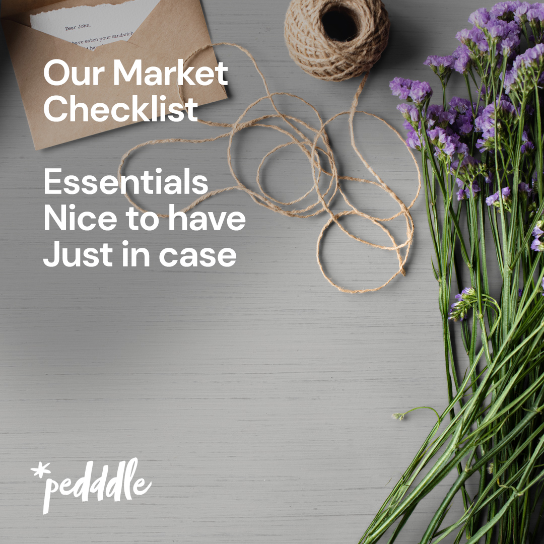 A Market Checklist, Pedddle