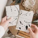 Thinky Thoughts and Stuff in my head pocket notebooks with inky splat design
