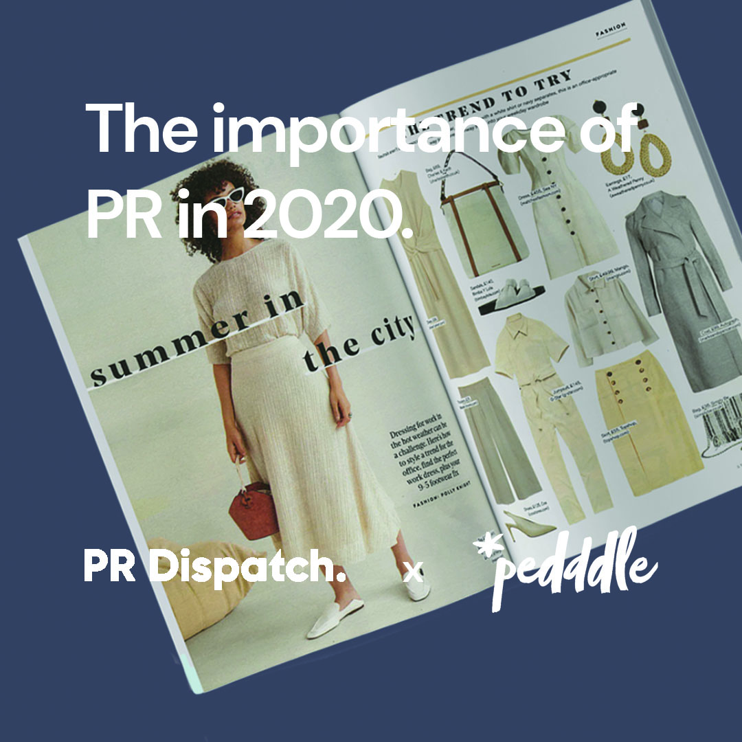 The importance of PR in 2020, Pedddle