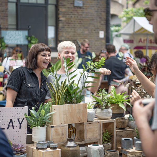 Urban Jungle East at Old Spitalfields Market with Green Rooms Market 1, Pedddle