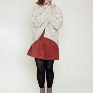 Hand-knitted Jane cardigan, Sew What
