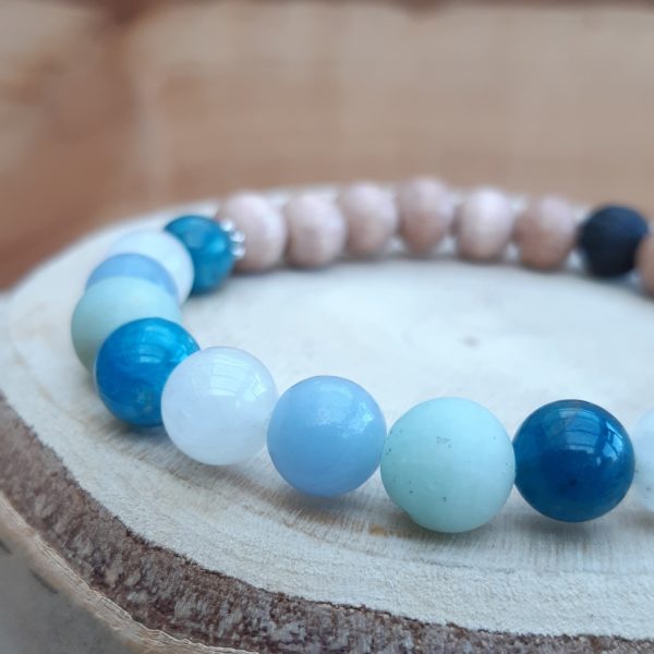 Blue Moon diffuser bracelet, The Sage Tree Studio
