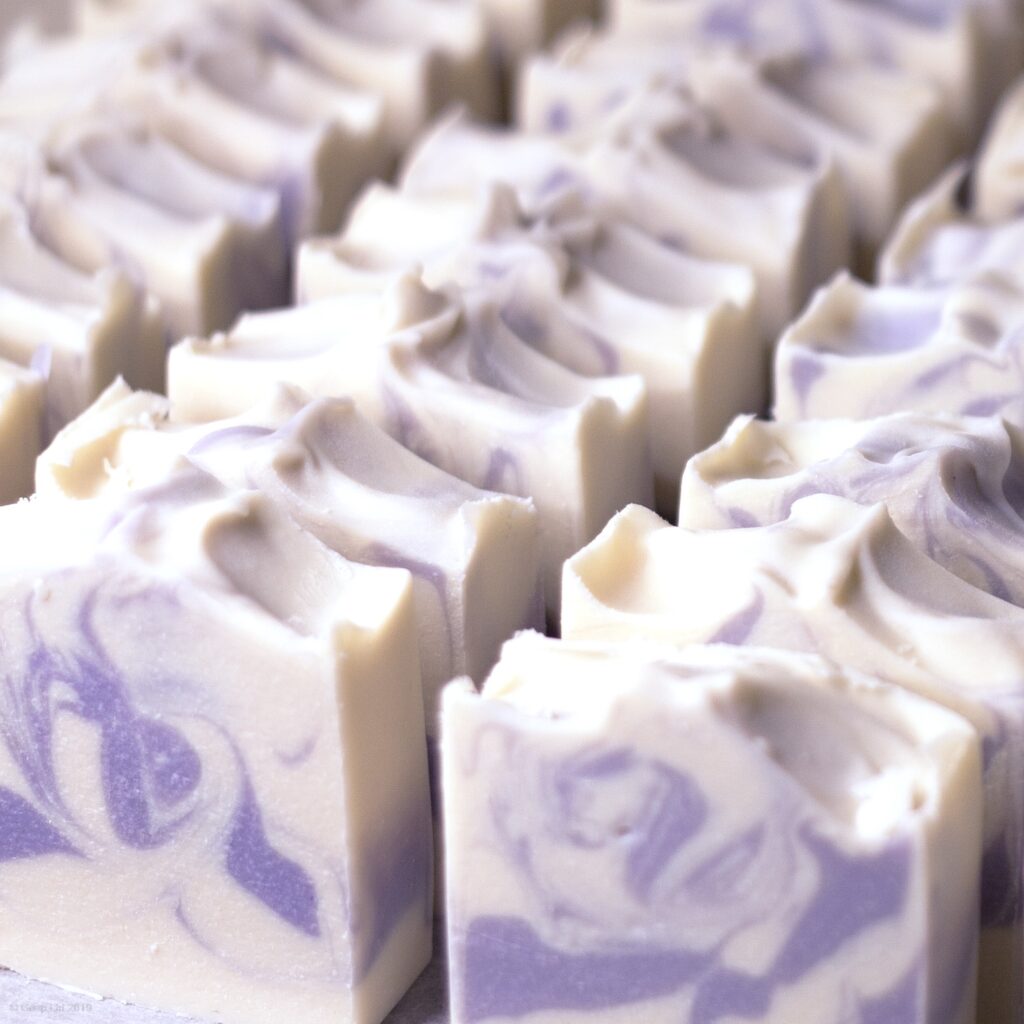 Goap array of lavender soap