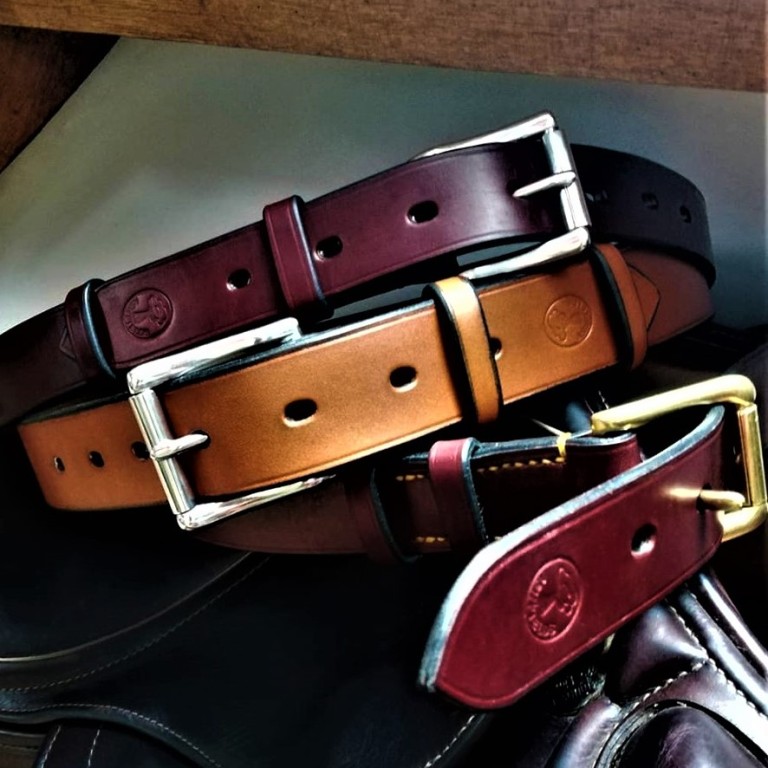 Ashfields Leather bridle butt leather belt