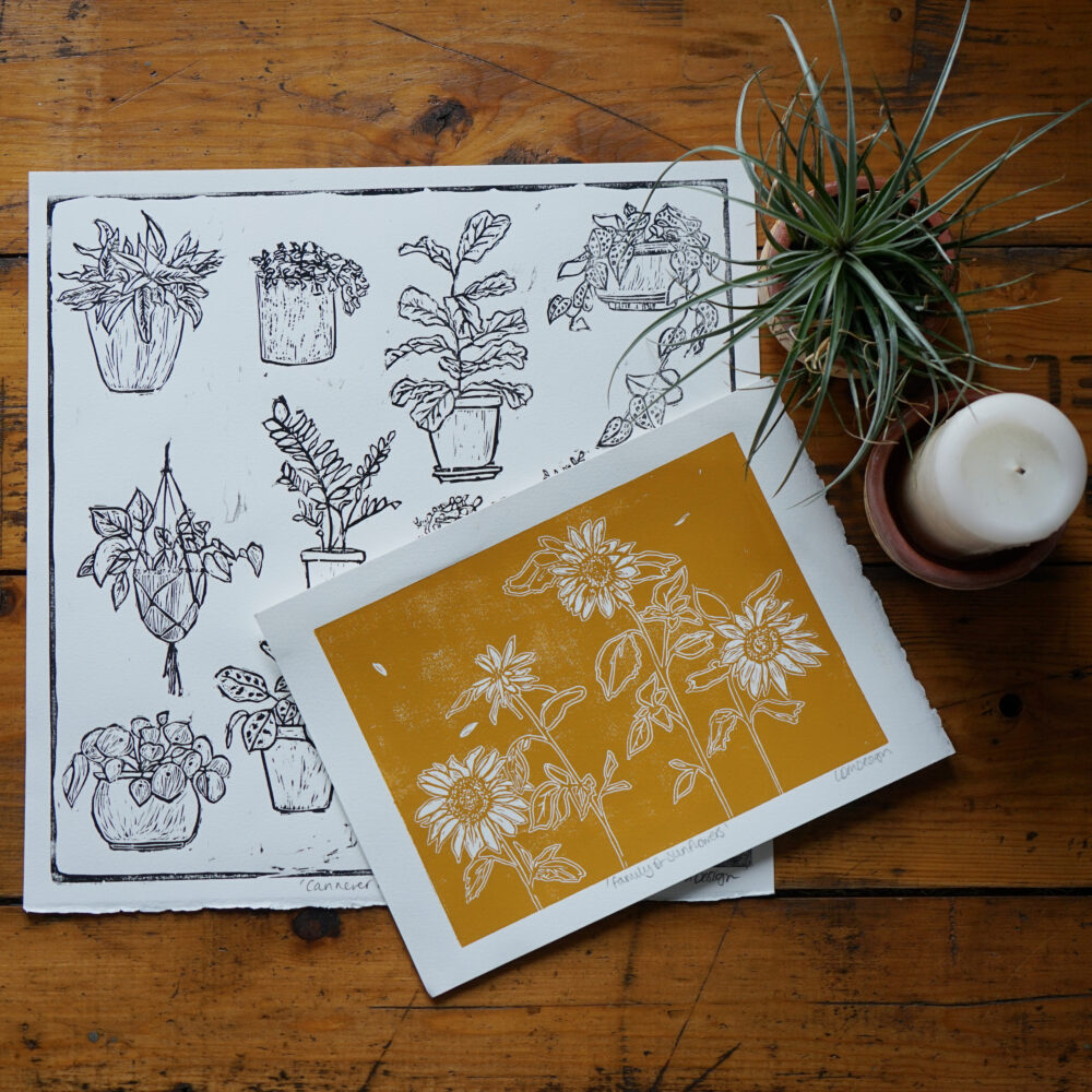LDMDesign- Original Linocut prints