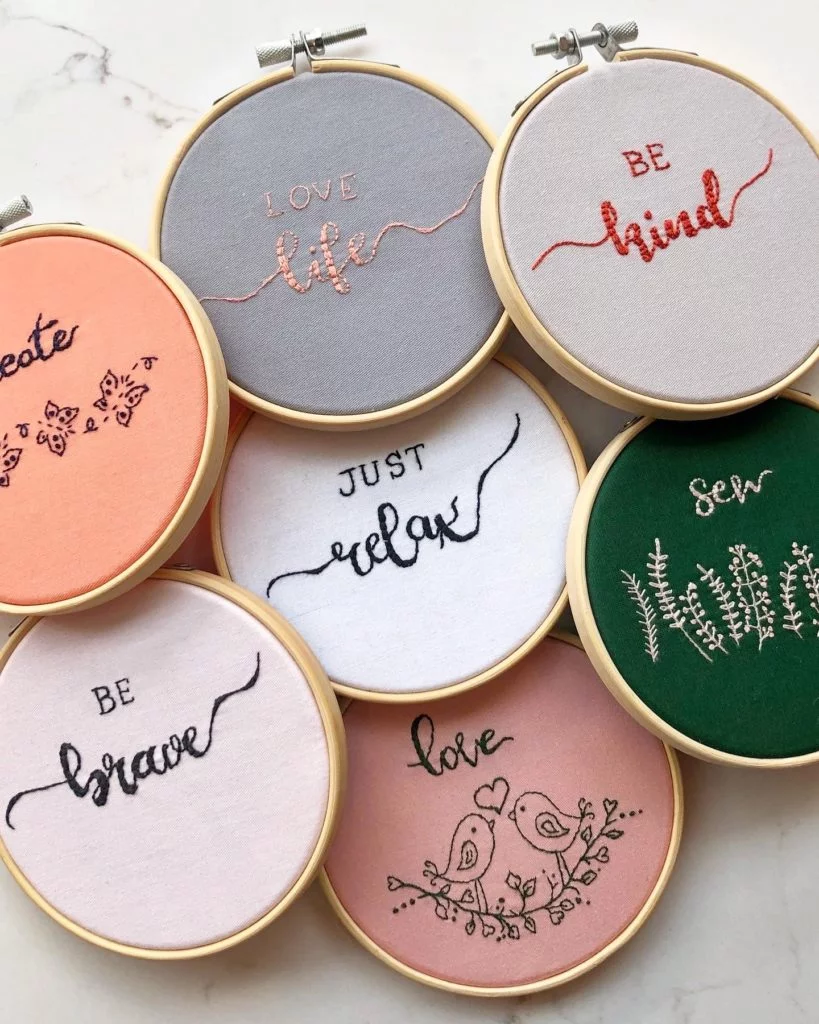 Handmade Embroidery Hoops