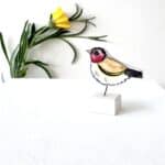 Goldfinch Ceramic Ornament Louise Crookenden Johnson