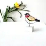Goldfinch Ceramic Ornament Louise Crookenden Johnson