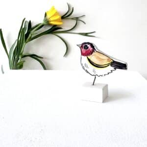 Goldfinch Ceramic Ornament Louise Crookenden Johnson