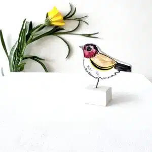Goldfinch Ceramic Ornament Louise Crookenden Johnson