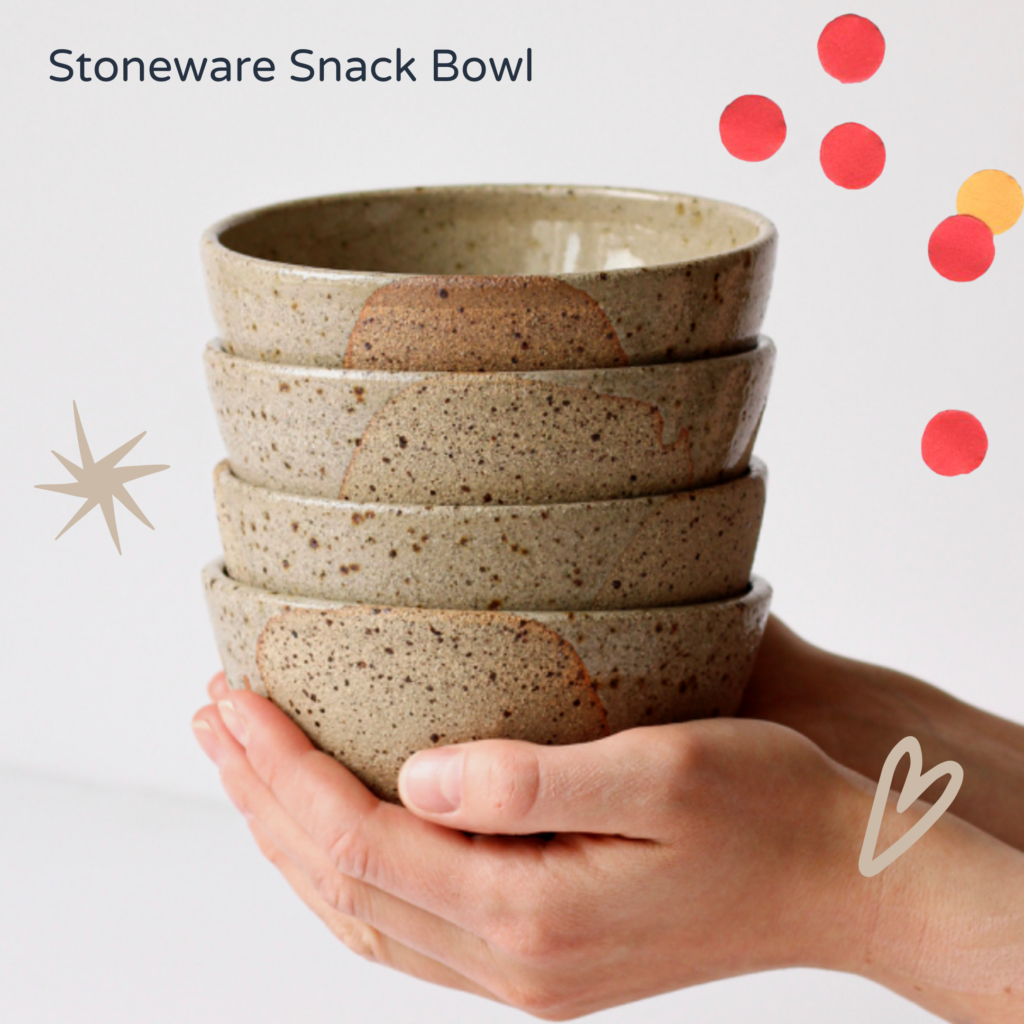 Unnaaty, Stoneware Snack Bowls