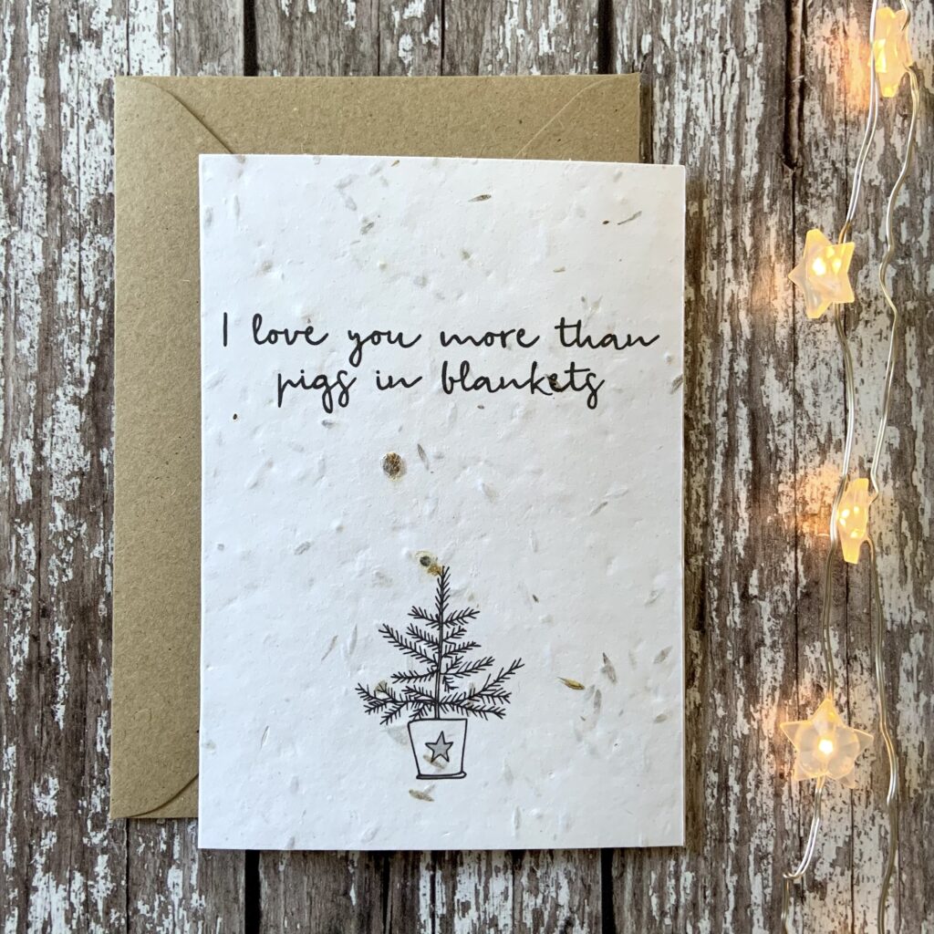 Plantable Christmas Card
