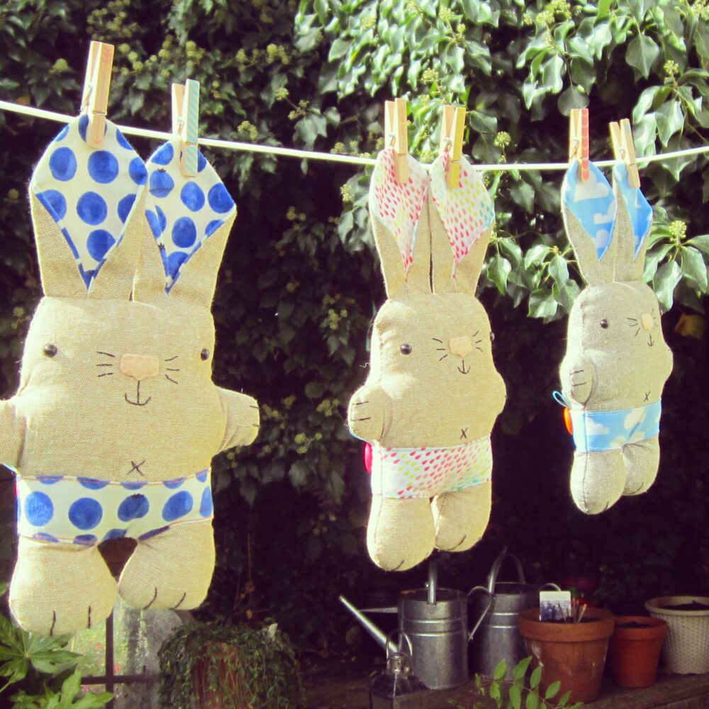 Handmade linen toys