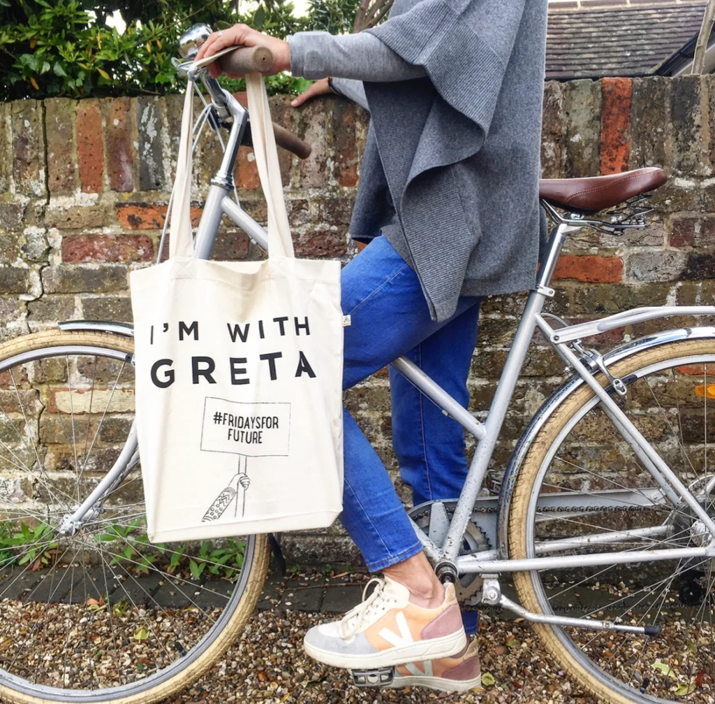 Unnaaty, I am with Greta Tote Bag