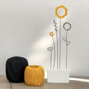 Sakarma Letterbox Flowers - Mustard and Black