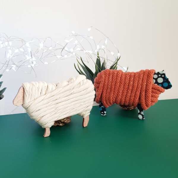 Christmas sheep decoration