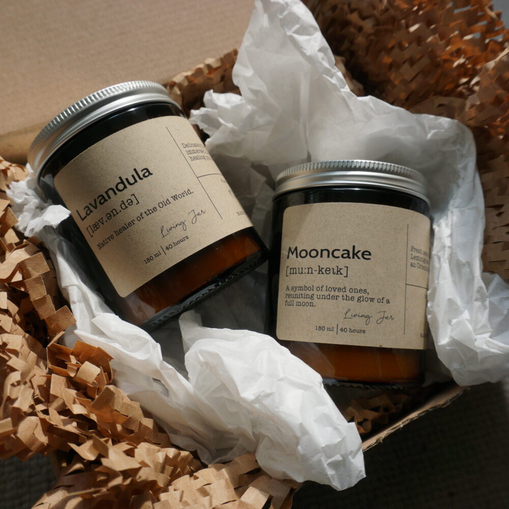 Living Jar, Hand Poured Natural Candles, Classic Candles
