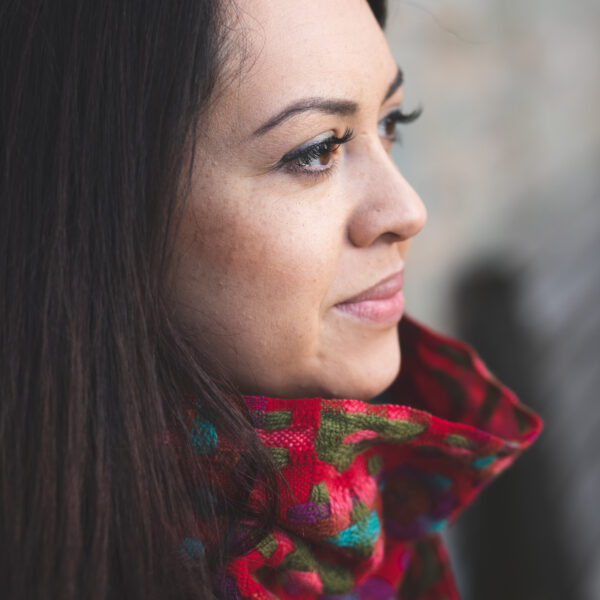 Aamos Designs, Deflected Snood in Frida Colourway
