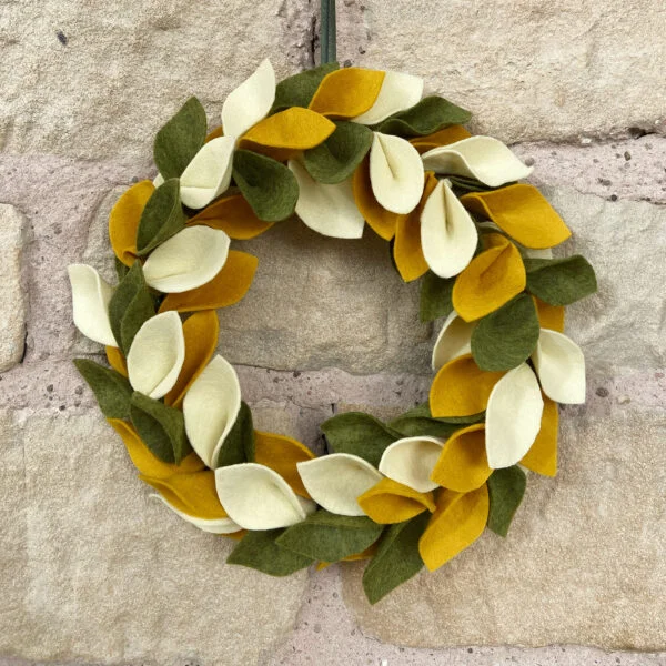 Abigail Rose Creative Felt Leaf Wreath