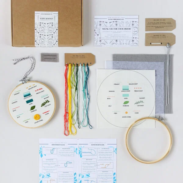 Beginners Embroidery Hoop Kit