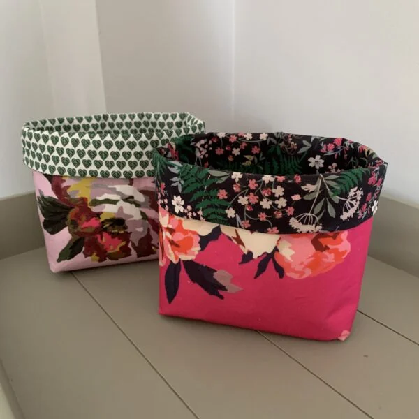 Fleur de L’amour, Baskets made with joules fabric