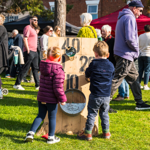 Kids at Ruddington Village Market