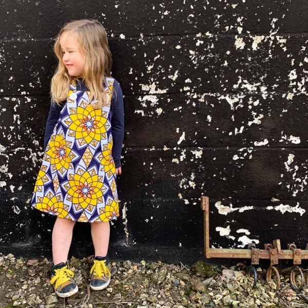 Buttons Attic Yellow Pinafore