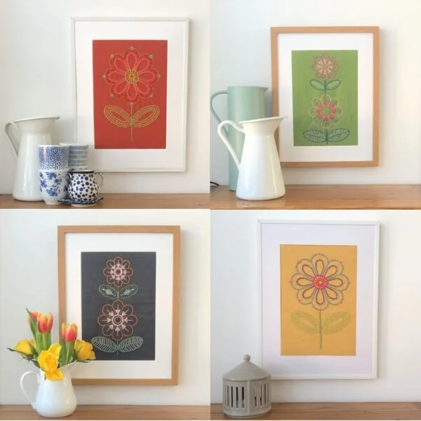 AdaBrown Designs Embroidered Wall Art