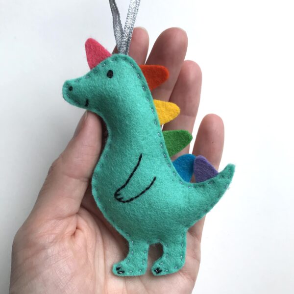 Dinosaur shaped lavender bag by Shirley Rainbow