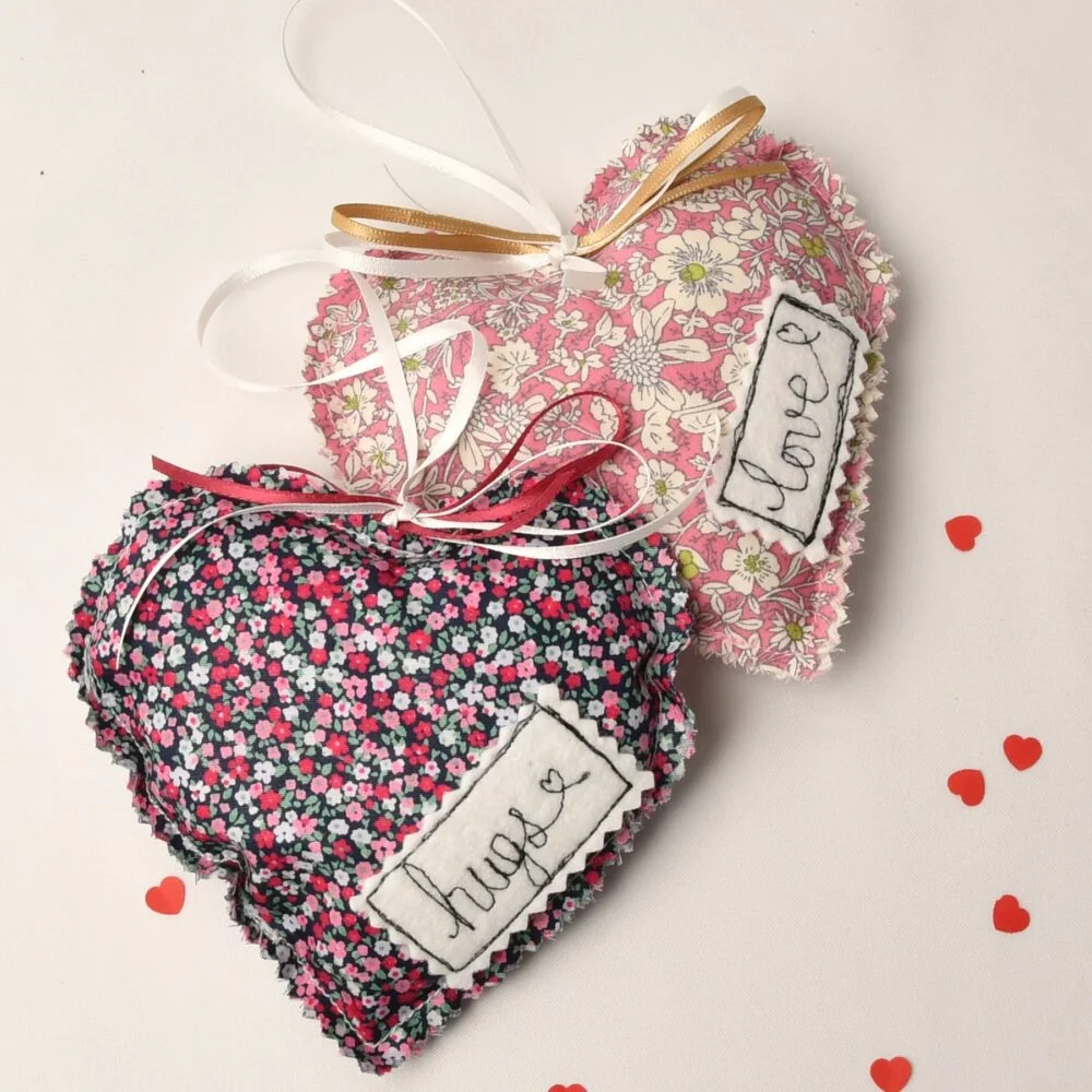 Sazzi Fabric Hearts