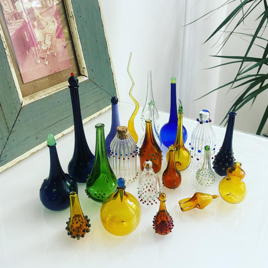 Jukju Glass, Blown Miniature Bottles