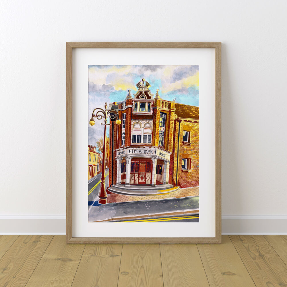 Zacrosso, Leeds Artwork Print, Hyde Park Picture House