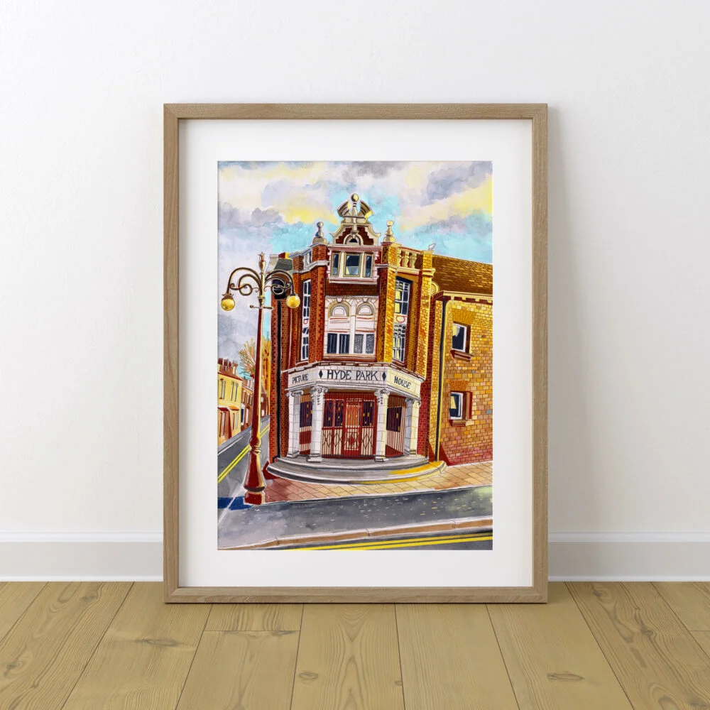 Zacrosso, Leeds Artwork Print, Hyde Park Picture House