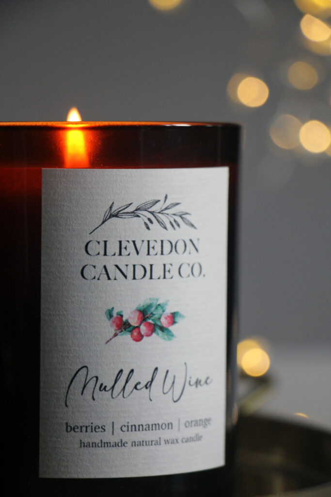 Clevedon Candle Co, Mulled Wine Christmas Candle