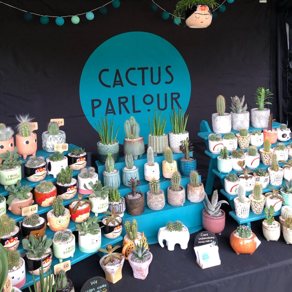 West Didsbury Market - Cactus Parlour Stall