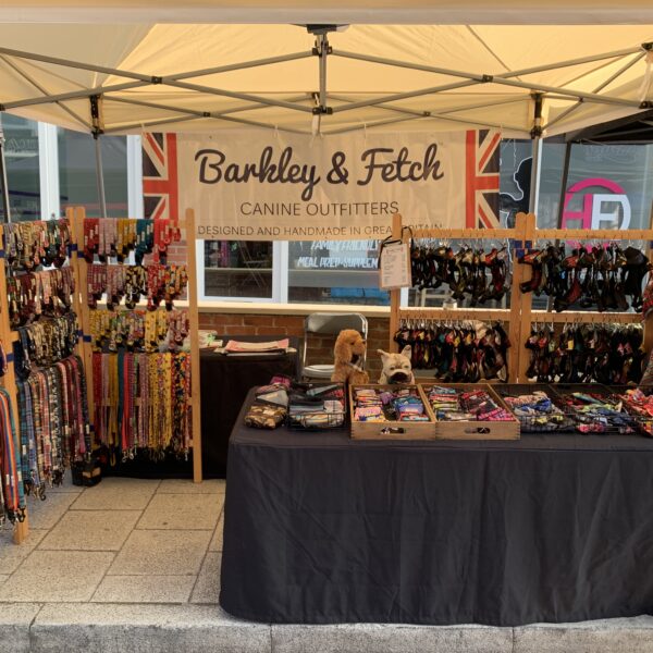 Barkley and Fetch market stall at Heaton moor