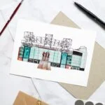 Jessica Sian Illustration, Manchester United Illustration Print