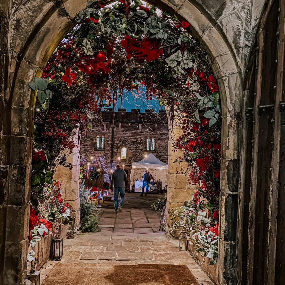 Mercatum Christmas Artisan Market at Haddon Hall - Christmas Arch