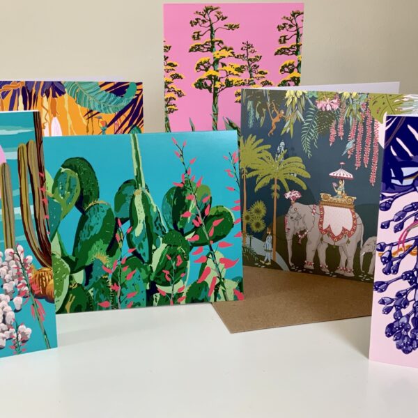 Rosie Reiter, Set of 6 Sustainable Nature Themed Greeting Cards