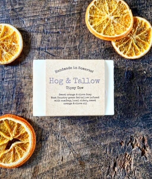Hog and tallow orange and clove soap