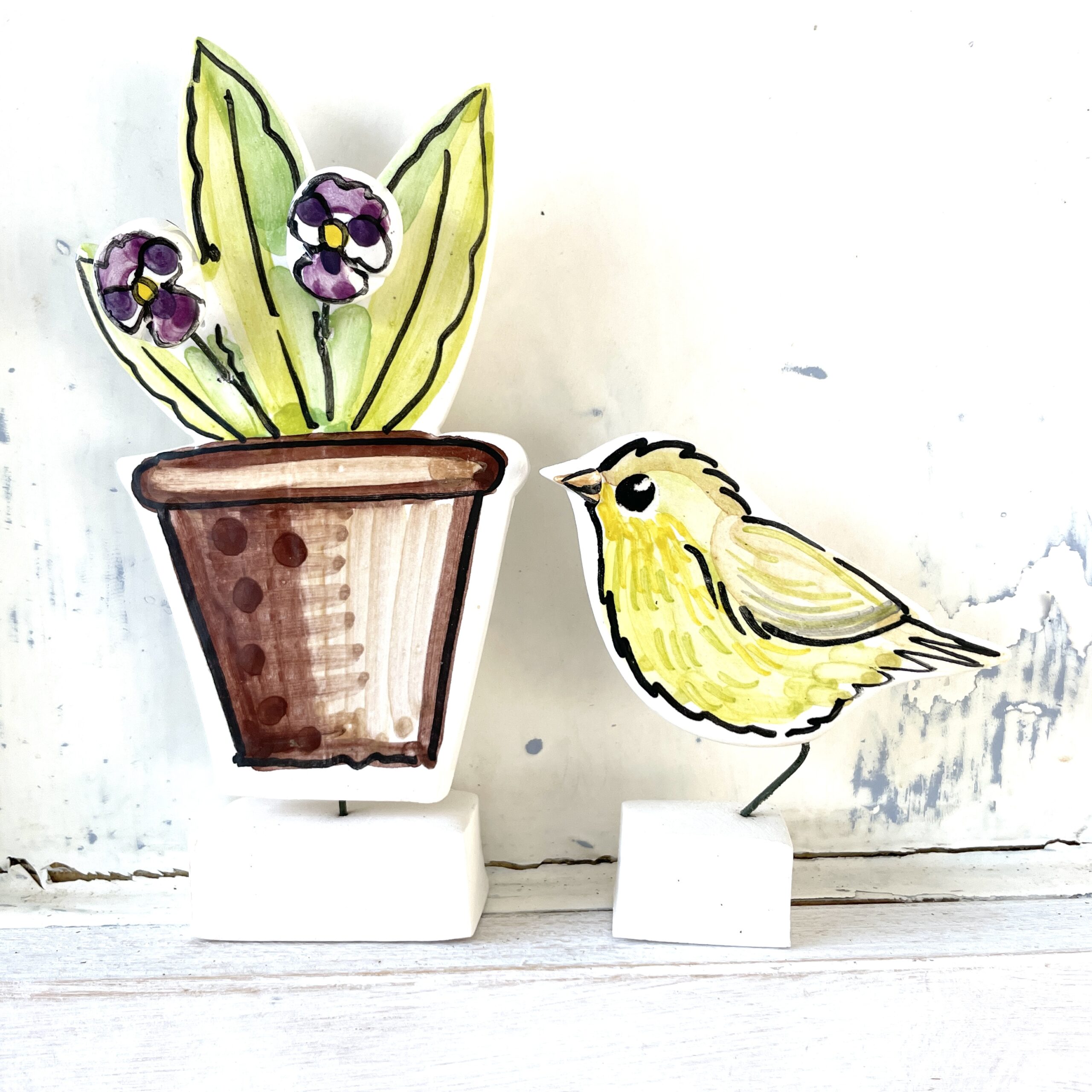 Greenfinch with viola is Louise Crookenden-Johnson