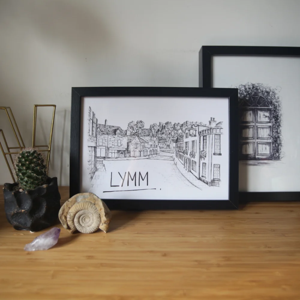 Christopher Walster Lymm Skyline Print