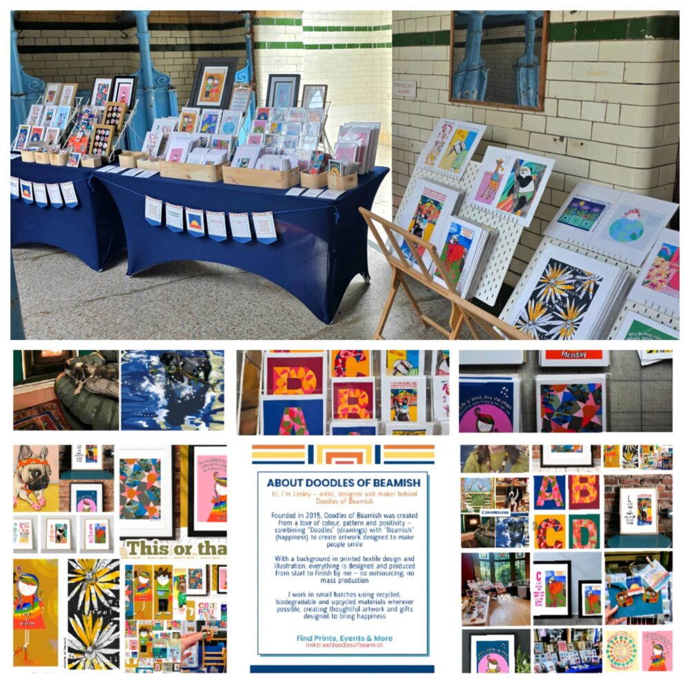 Doodles of Beamish, Art Prints, Handmade Cards, Product