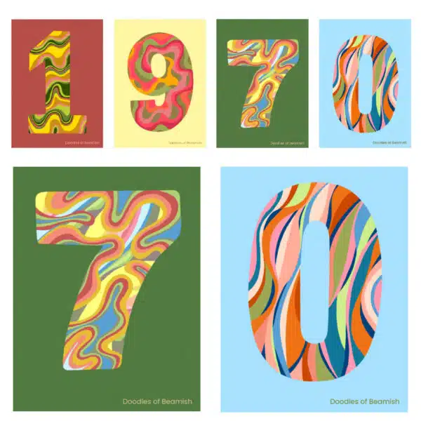 Doodles of Beamish, Art Prints, Handmade Cards, Product